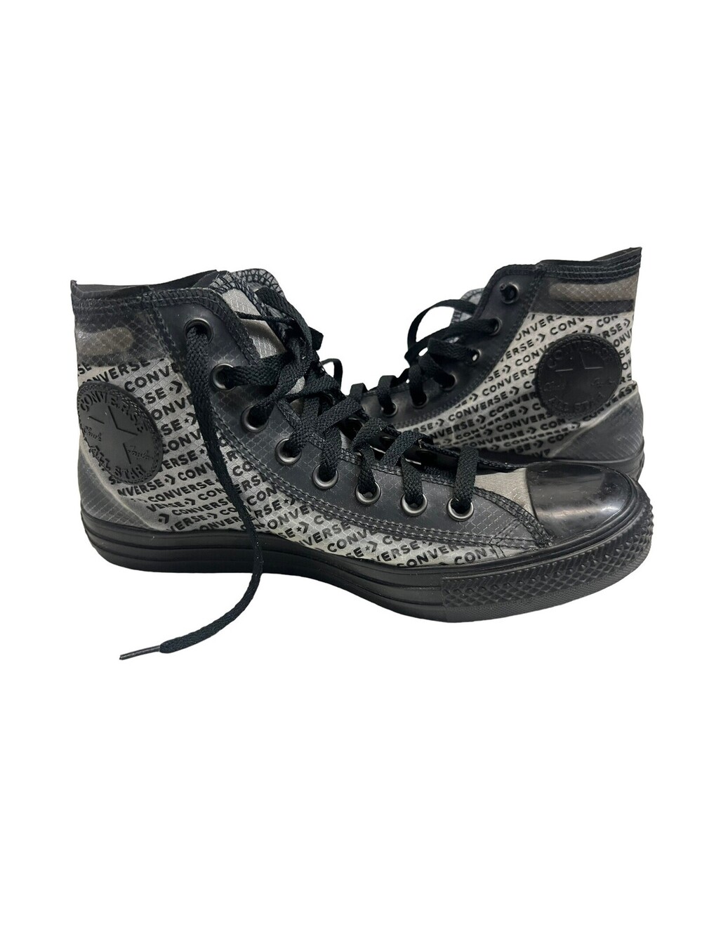 Converse Women Size 9.5 Chuck Taylor All Star Translucent Men 7.5 Black
